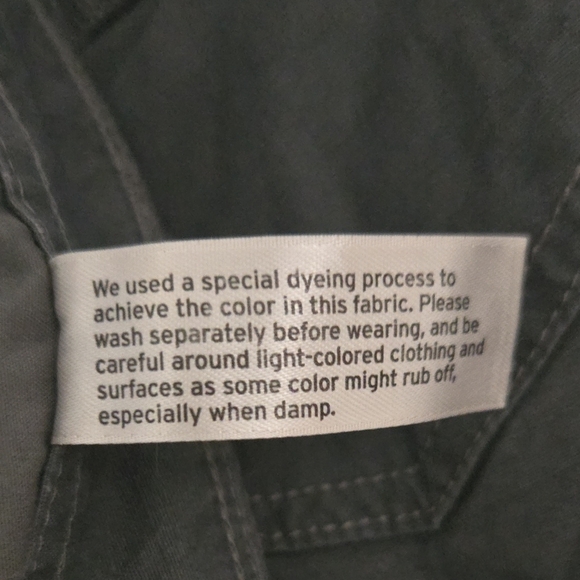 Women's Eddie Bauer Adventurer Sretch Ripstop Dark Gray Cargo Pants - Picture 5 of 7